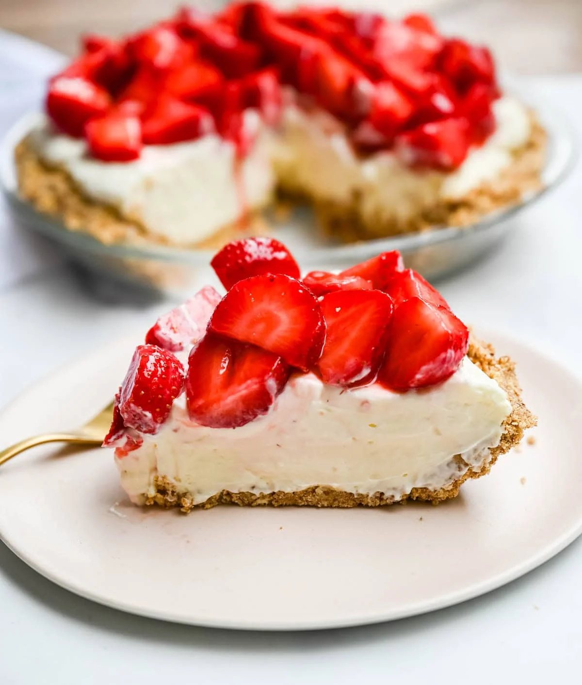 Strawberry Pretzel Pie