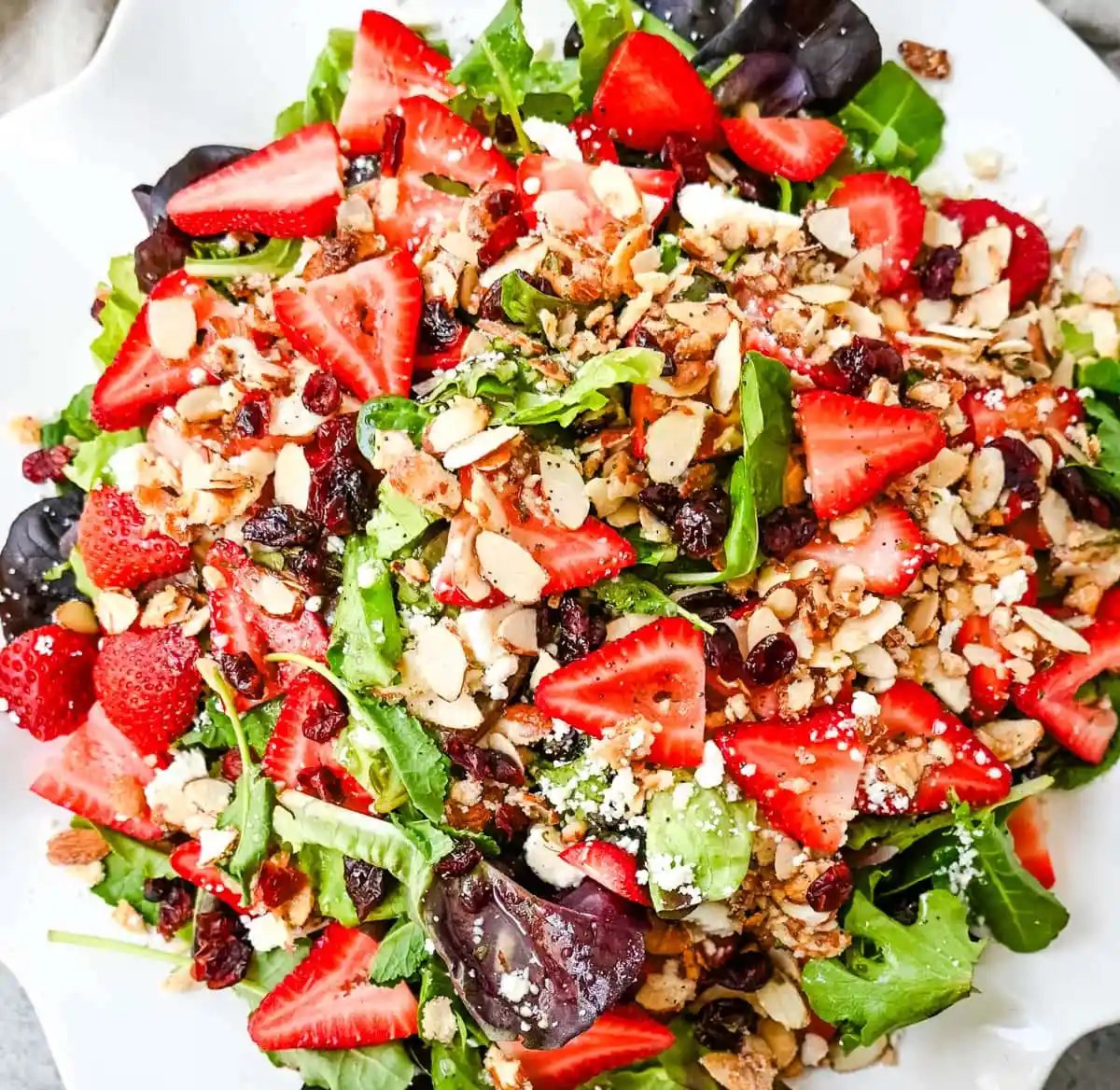 Strawberry Spring Mix Salad