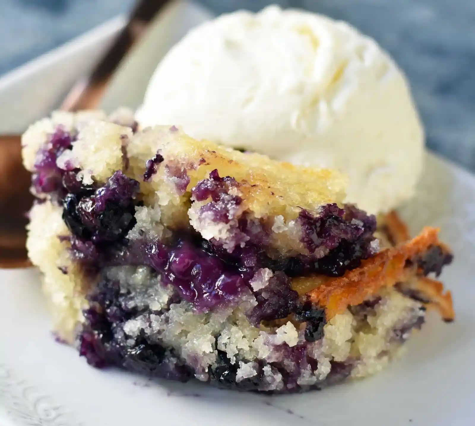 Texas-Style Blueberry Cobbler