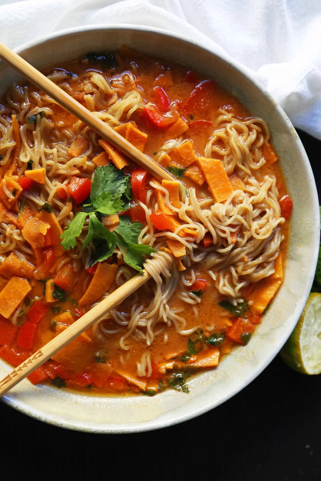 Thai Coconut Curry Vegetable Soup