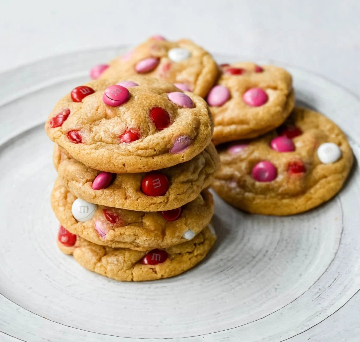 Valentine’s M&M Cookies