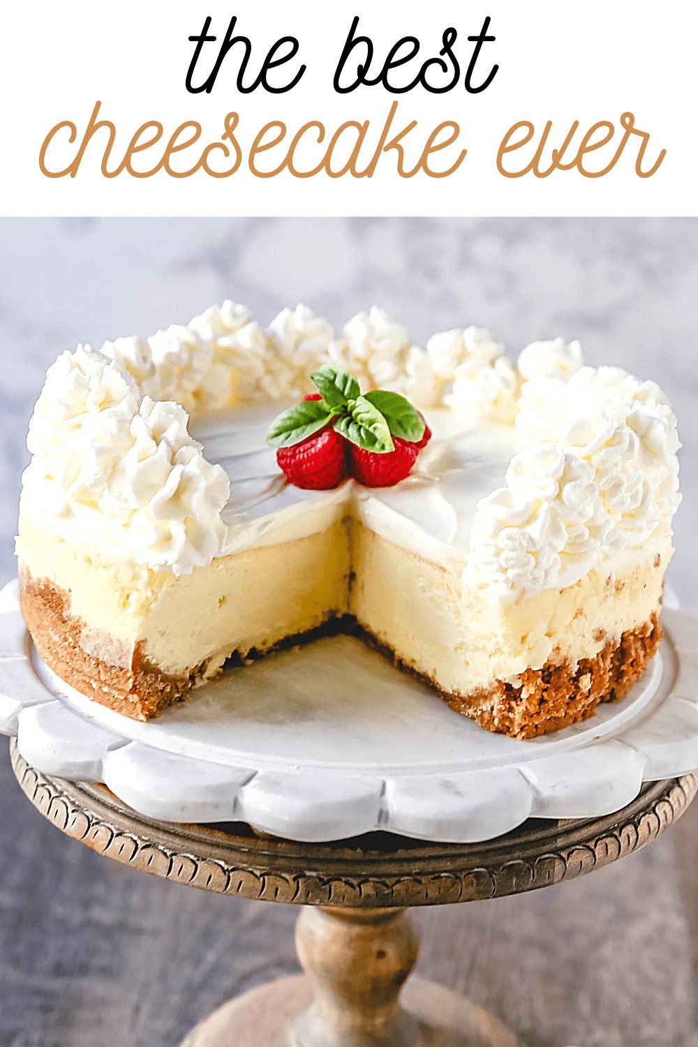The Best Cheesecake Recipe How to make the creamiest, dreamiest, richest vanilla cheesecake with a buttery graham cracker crust. All of the tips and tricks for making the perfect cheesecake! www.modernhoney.com #cheesecake #vanillacheesecake #cheesecakerecipe #dessert
