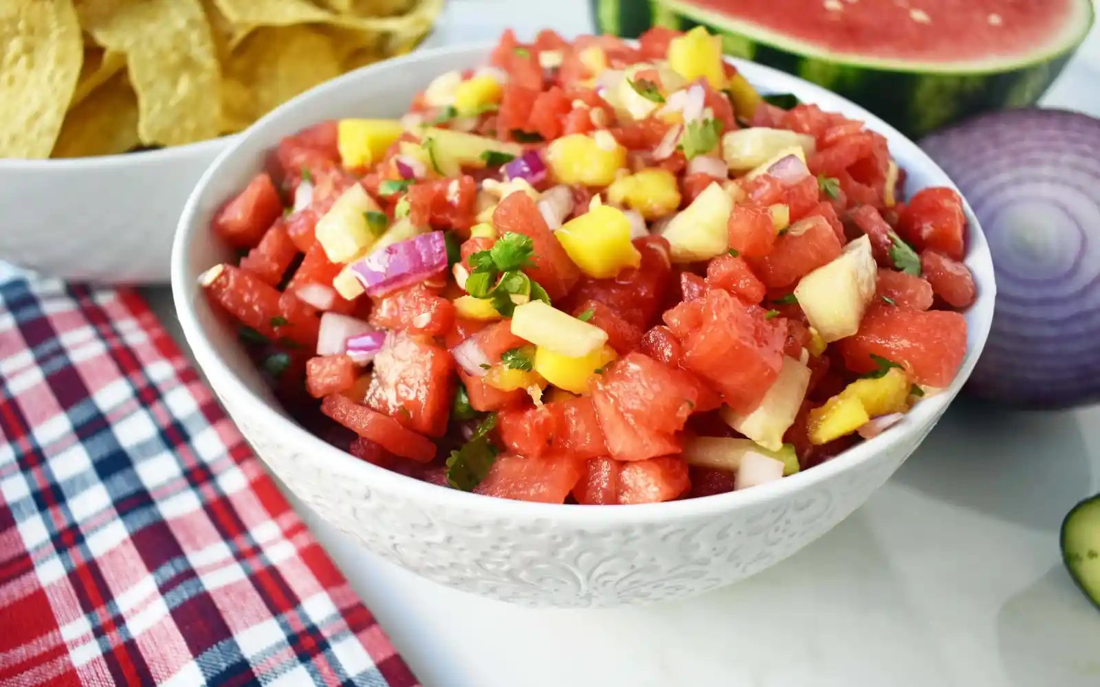 Watermelon Mango Salsa