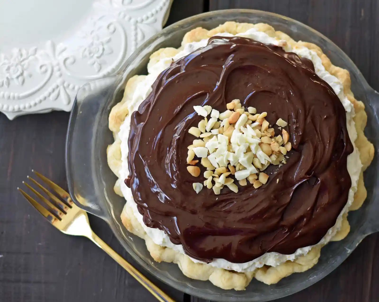 White Chocolate Macadamia Pie