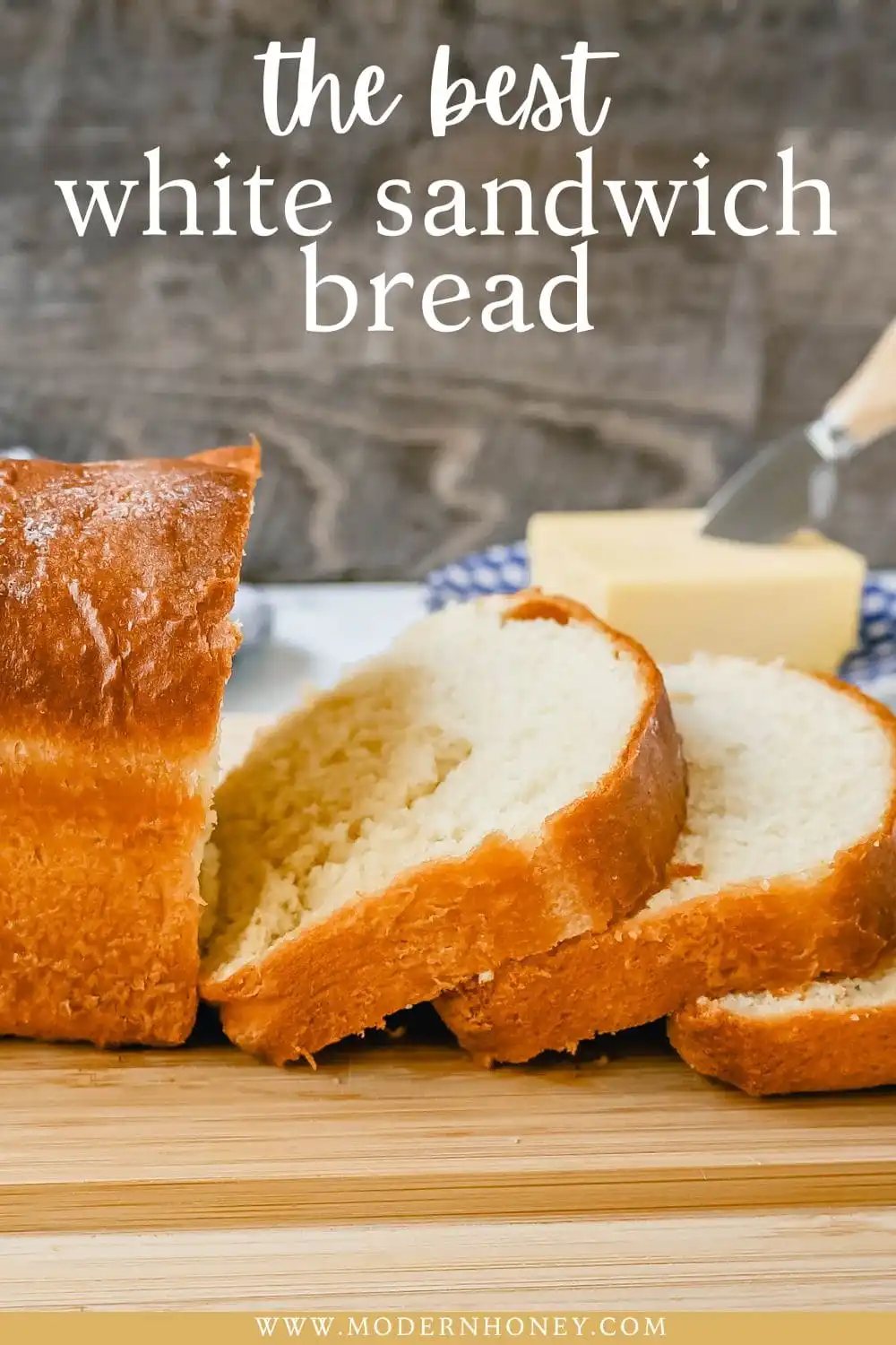 Simple soft white sandwich bread is perfect for homemade toast with butter and jam or sandwiches. How to make the perfect white sandwich bread with all-natural ingredients and no fillers!