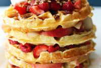 Fluffy One Bowl Buttermilk Waffles