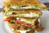 Gourmet Pesto Caprese Panini