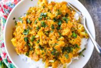 Golden Coconut Cauliflower Stew