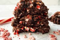 Decadent Levain Chocolate Peppermint Cookies