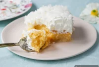Creamy Coconut Poke Cake