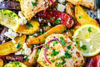 One-Pan Greek Chicken and Lemon Potatoes