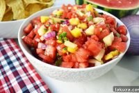 Tropical Watermelon Mango Salsa