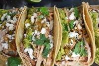 Zesty Green Chili Pork Carnitas Tacos