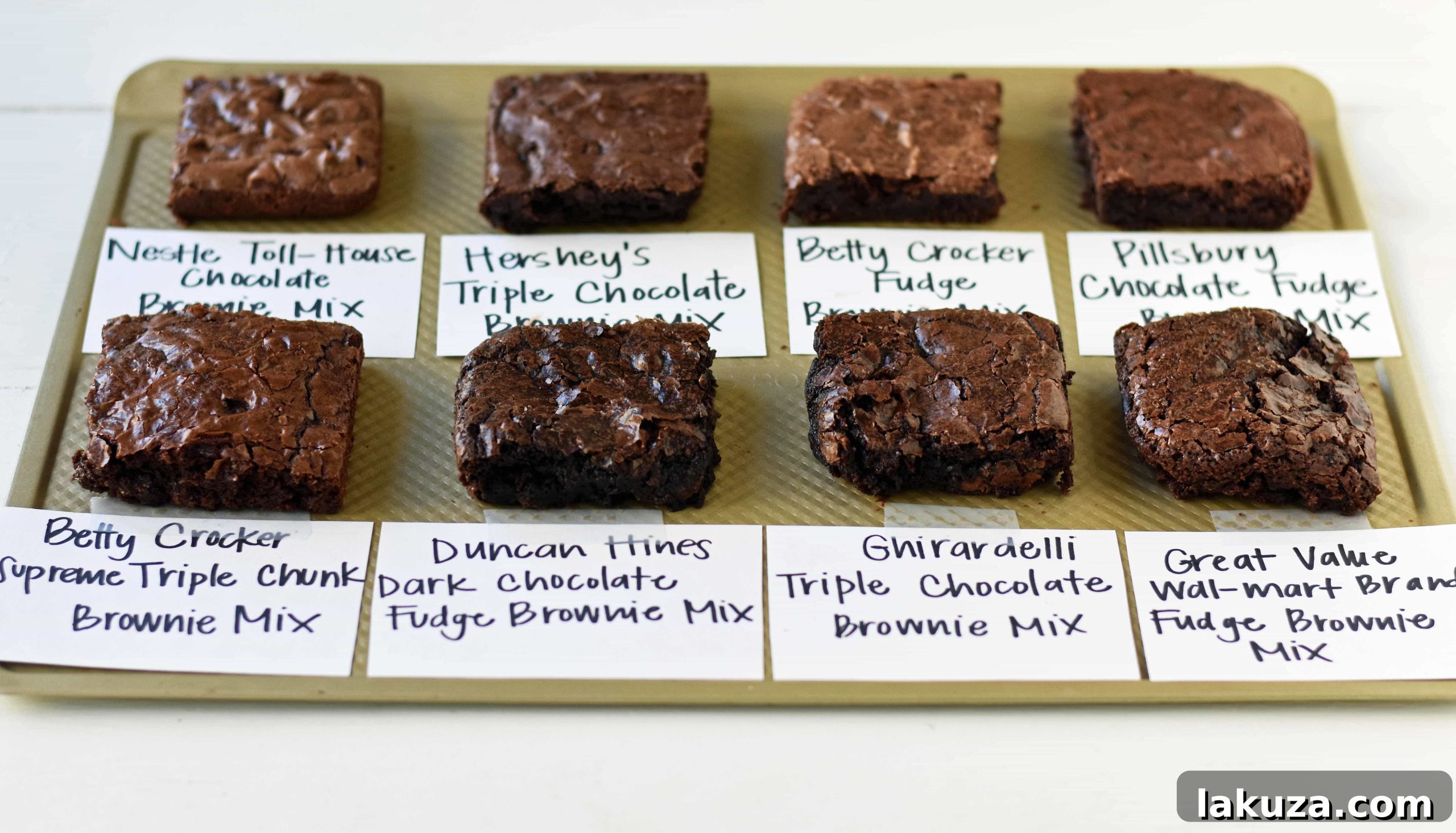 Decadent and Easy Ranking the Top Brownie Mixes 11 The results of the ultimate brownie mix taste test