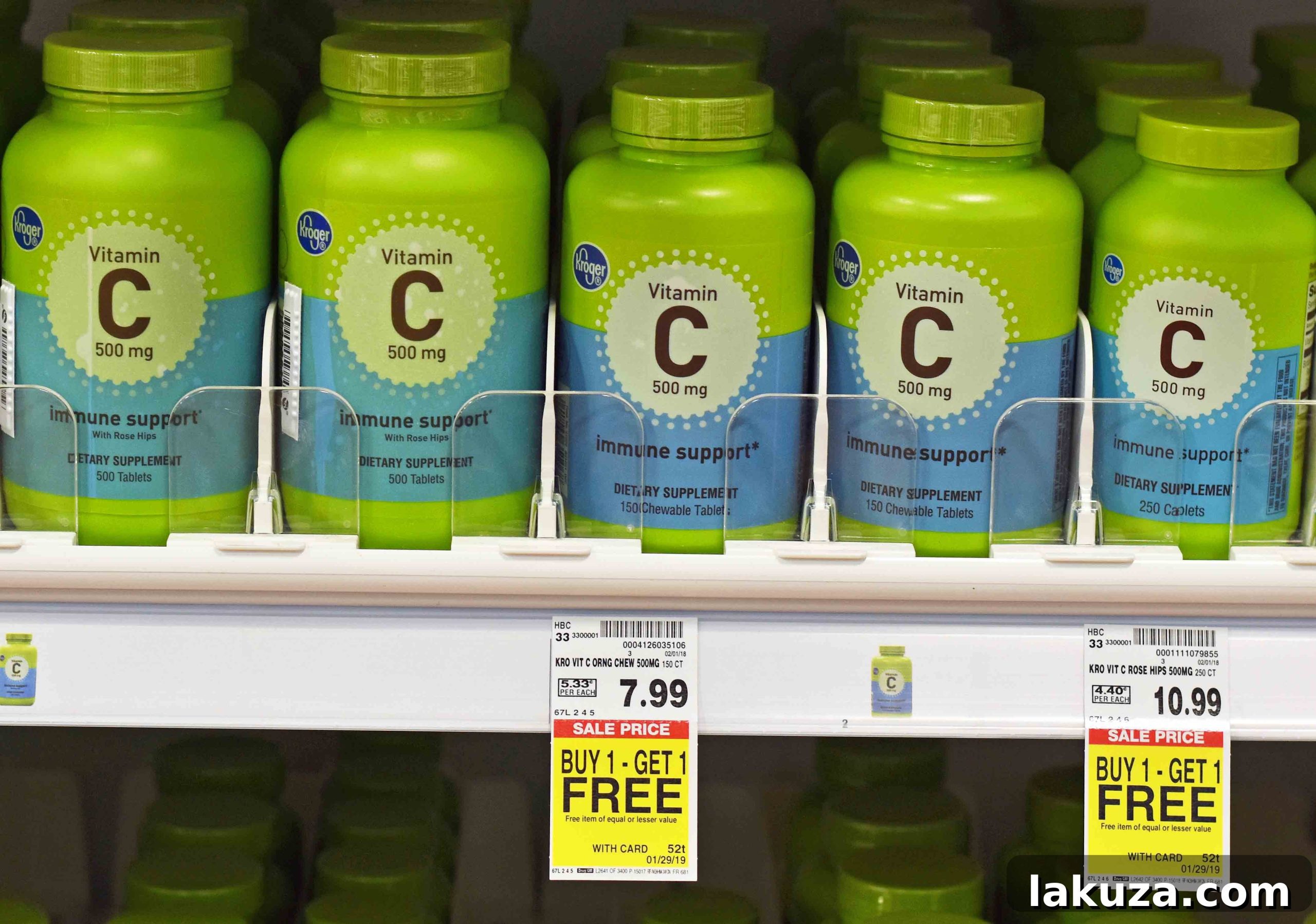 Boost immunity with Vitamin C supplements from Kroger. Essential nutrients for a strong immune system. Tips to naturally enhance immune function and stay healthy. Proven strategies to prevent illness and support your body's defenses.