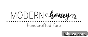 Modern Honey Food Blog Banner - Delicious Recipes Await