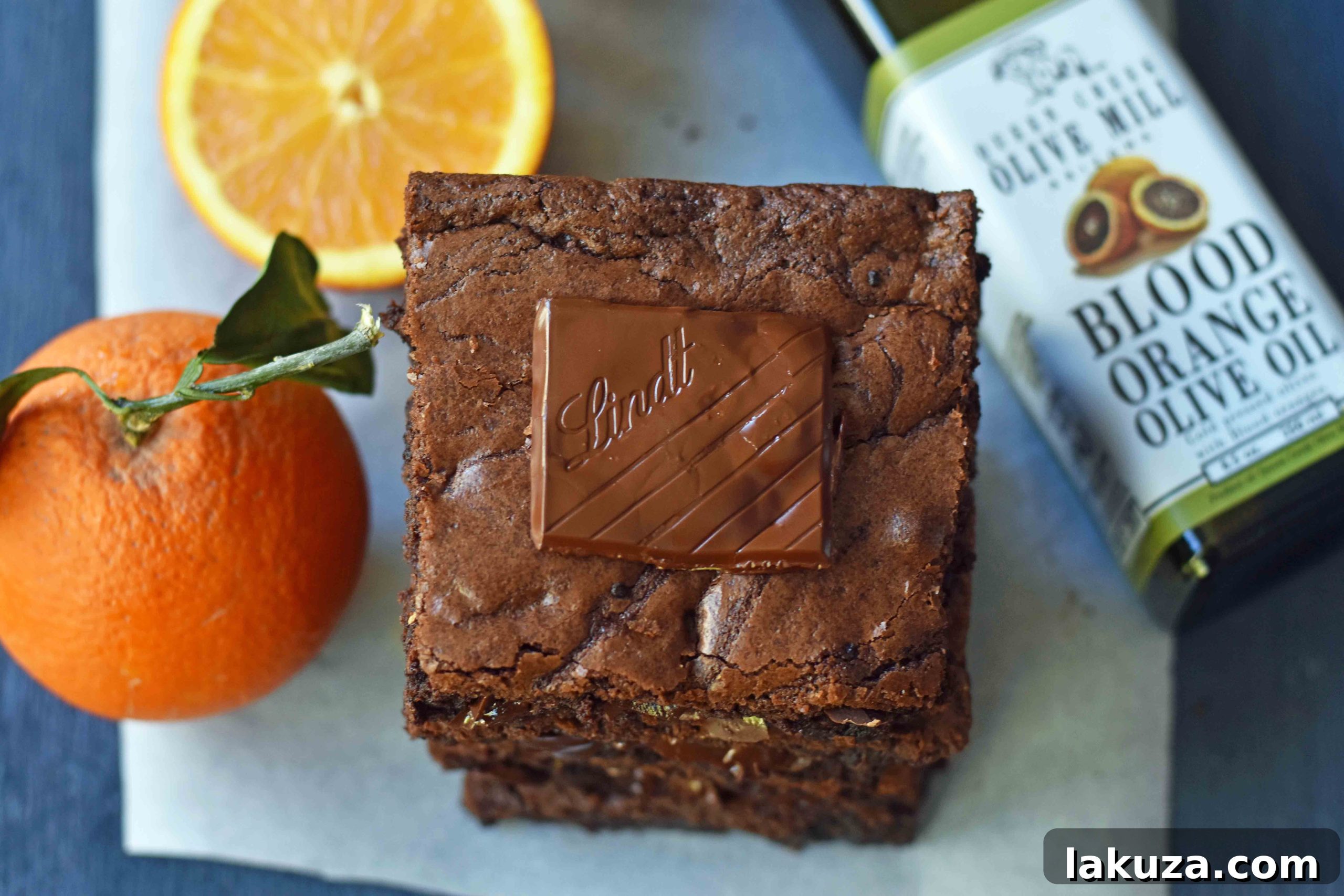 Chocolate Orange Brownies. Chewy dark chocolate and orange brownies. How to make soft chewy homemade brownies. Olive Oil Chocolate Brownies.