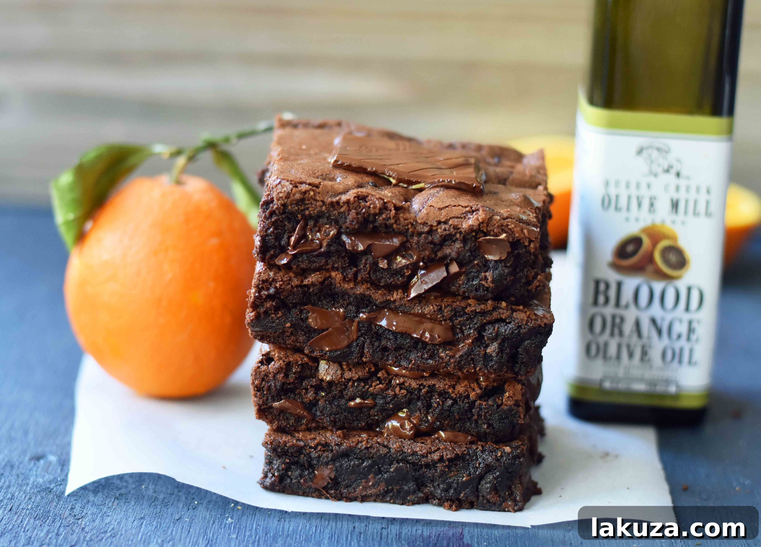 Chocolate Orange Brownies. Chewy dark chocolate and orange brownies. How to make soft chewy homemade brownies. Olive Oil Chocolate Brownies.