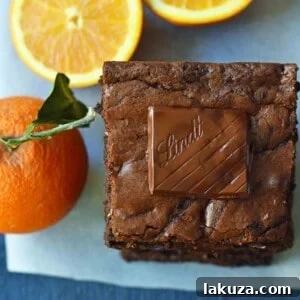 Chocolate Orange Brownies. Chewy dark chocolate and orange brownies. How to make soft chewy homemade brownies. Olive Oil Chocolate Brownies.