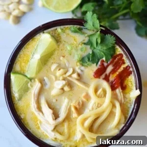 Creamy Coconut Curry Noodle Bowls 6 Coconut Curry Noodle Bowls. These Thai Curry Noodles are gluten-free and dairy-free and made in less than 30 minutes. A quick and easy 30-minute meal which is full of flavor.