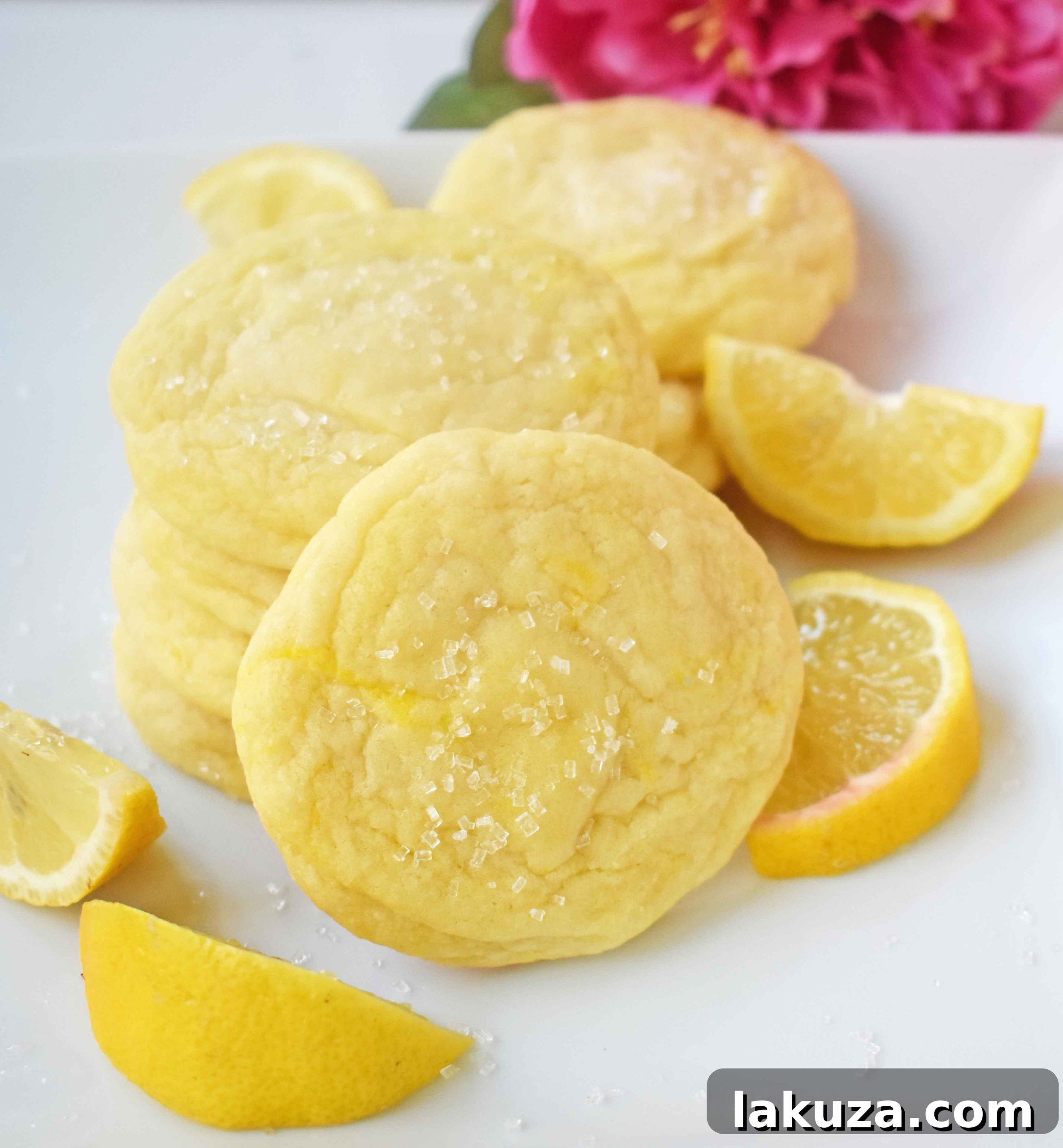 Lemon Sugar Cookies. Sweet and tangy cookies that taste like lemonade in a cookie. Soft and tender lemon cookies are one of the most popular cookies. www.modernhoney.com