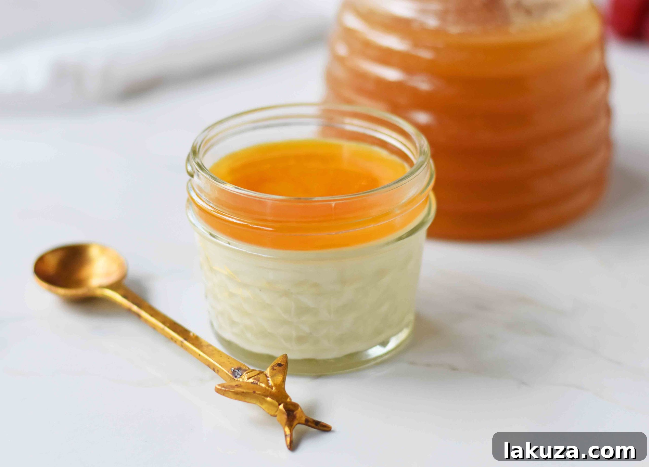 Tangy Greek Yogurt Panna Cotta 6 Perfectly set Greek Yogurt Panna Cotta, ready to be served or topped with your favorite fresh fruits, caramel, or berry sauce. A versatile and delightful dessert for any occasion.