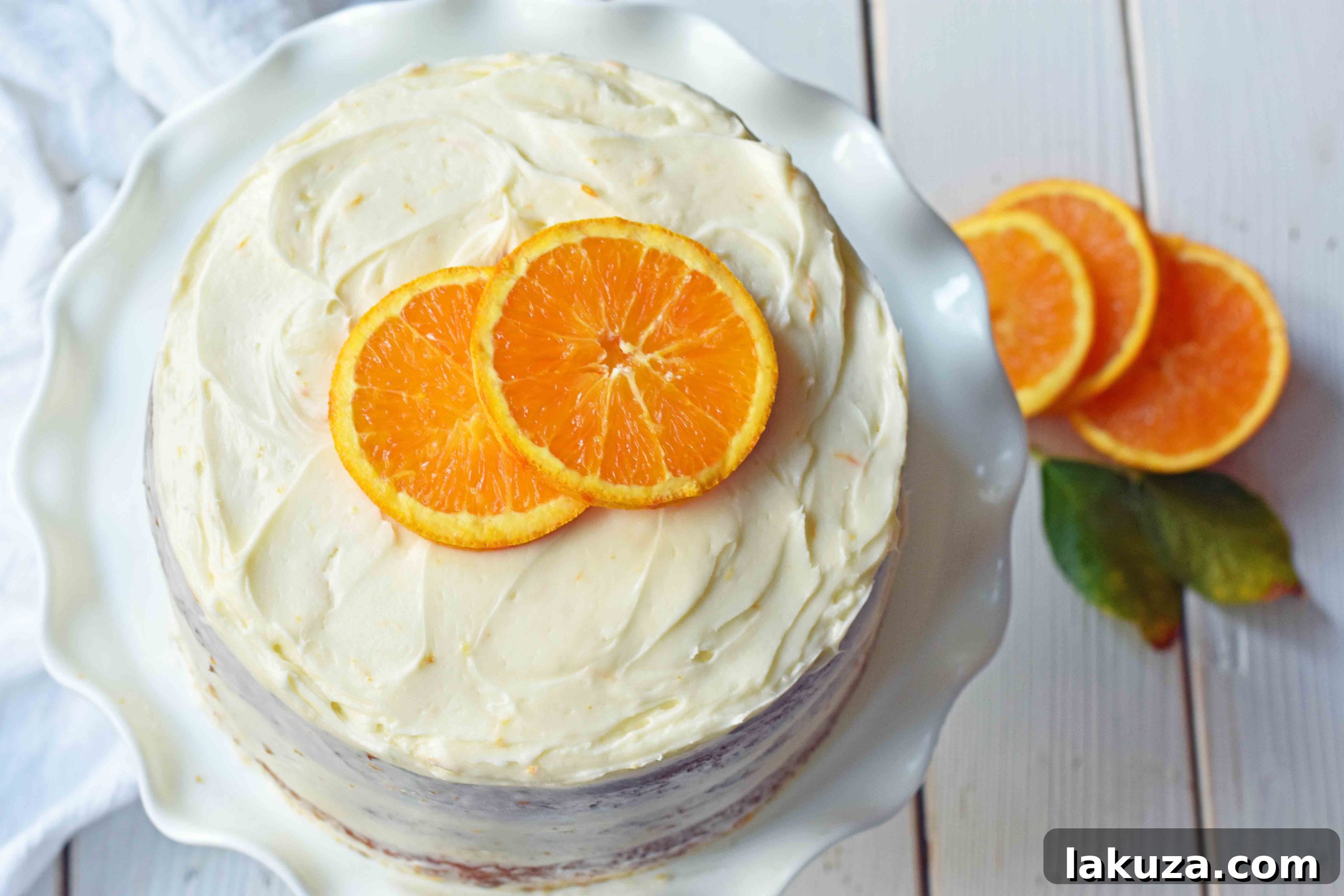 Zesty Orange Dream Cake 20 Homemade Orange Cake with Sweet Orange Cream Cheese Frosting. How to make the best orange cake. Orange cake with orange frosting. Naked orange cake.