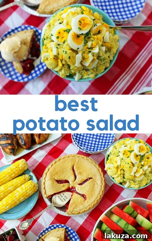 The Ultimate Potato Salad 13 Best Old Fashioned Mama's Potato Salad Recipe. Traditional classic potato salad recipe. www.modernhoney.com #potatosalad #mamaspotatosalad #sidedishes #bbq #bbqsidedishes