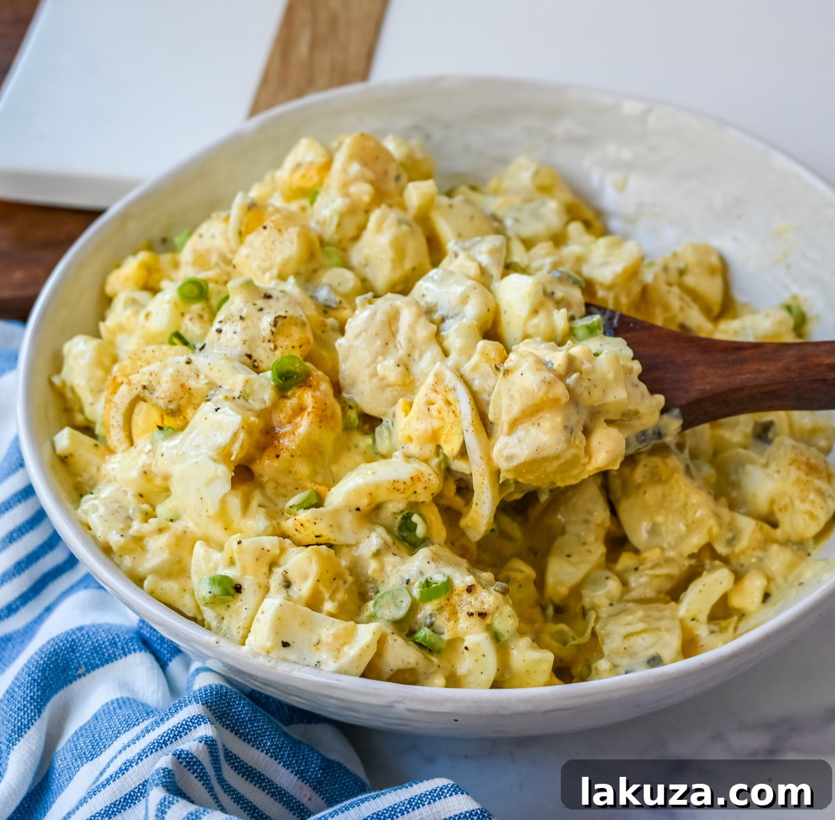 The Ultimate Potato Salad 4 Best Potato Salad Recipe. This Mama's Potato Salad is a classic potato salad recipe made with potatoes, hard boiled eggs, sweet pickles, mayonnaise, mustard, spices, and a touch of green onion. This is the best potato recipe you will ever eat!