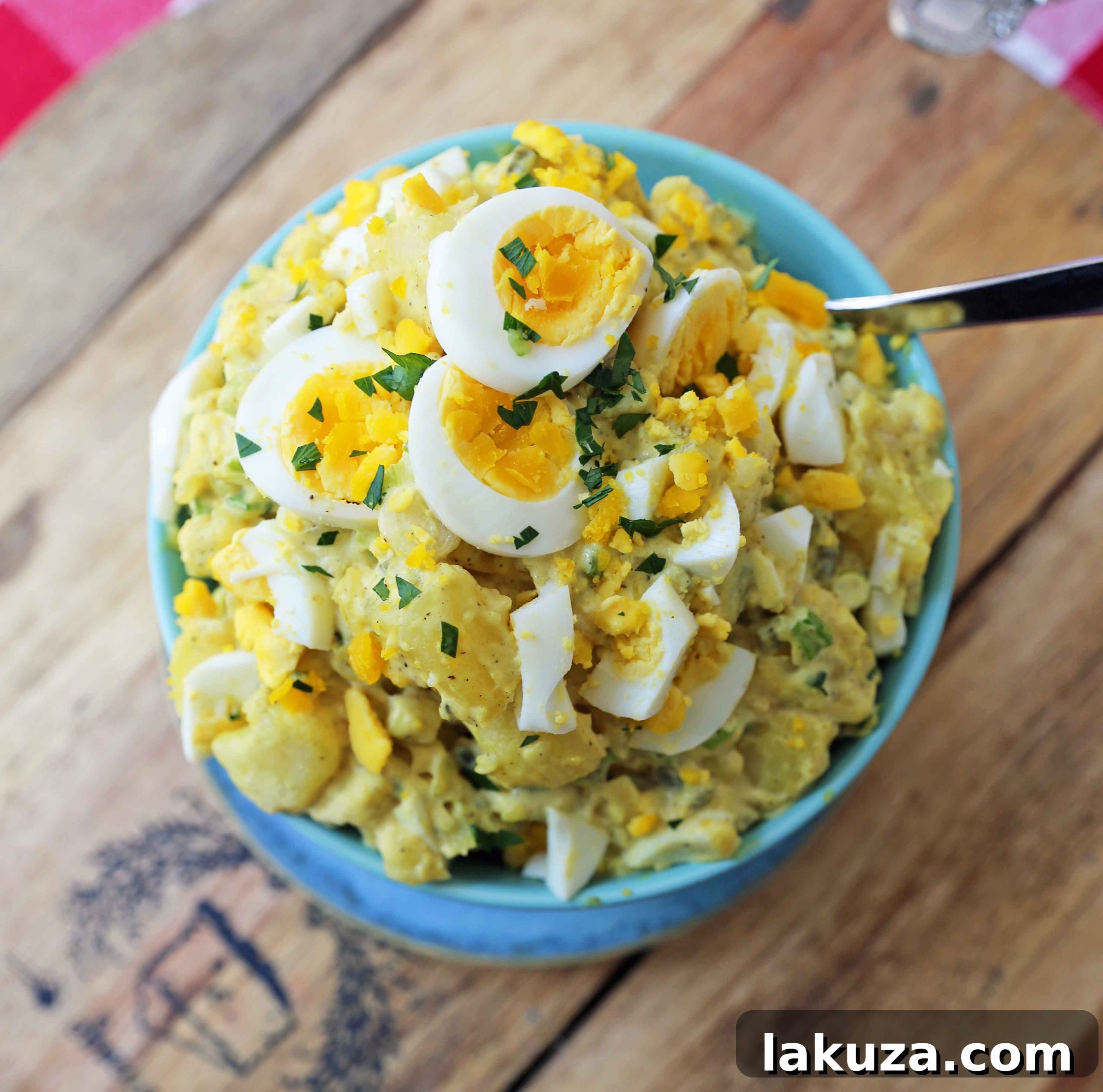 The Ultimate Potato Salad 8 Mama's Potato Salad Recipe. Classic traditional potato salad made with mayonnaise and mustard dressing. How to make a creamy potato salad. www.modernhoney.com