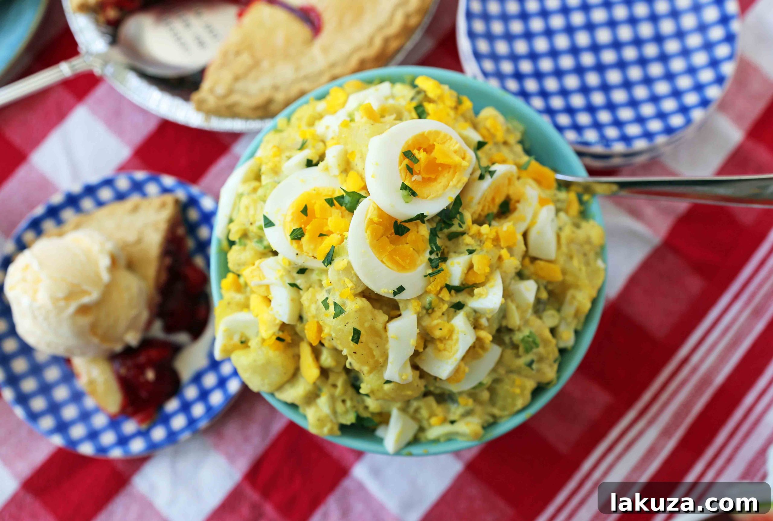 The Ultimate Potato Salad 10 Mama's Potato Salad Recipe. Classic traditional potato salad made with mayonnaise and mustard dressing. How to make a creamy potato salad. www.modernhoney.com