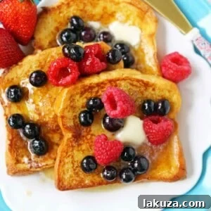 Vanilla Brioche French Toast with Berries
