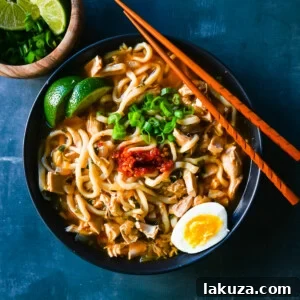 Soulful Homemade Chicken Ramen 8 Homemade Chicken Ramen. This warm, comforting bowl of homemade chicken ramen is made with tender chicken, noodles, vegetables, in a perfectly spiced flavorful broth.