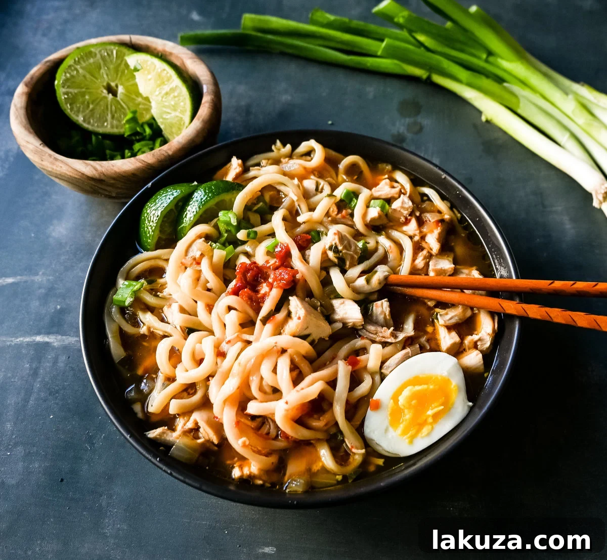 Soulful Homemade Chicken Ramen 3 Homemade Chicken Ramen. This warm, comforting bowl of homemade chicken ramen is made with tender chicken, noodles, vegetables, in a perfectly spiced flavorful broth.