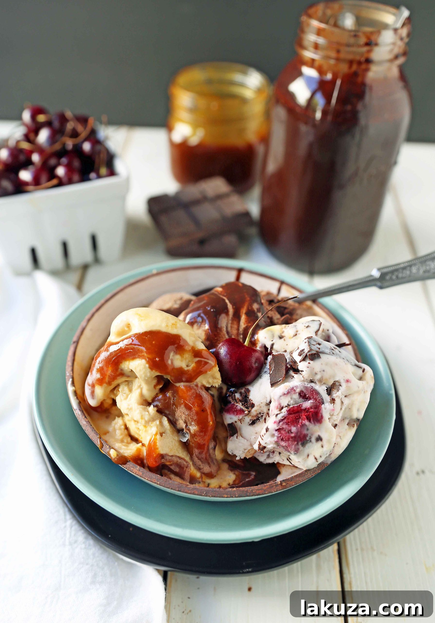 SIGMA Ice Cream - Caramel Crush 6 Create the perfect homemade ice cream sundae with our exceptional salted caramel ice cream. This recipe is your guide to making the best sea salt caramel ice cream from scratch, guaranteeing a rich and unforgettable dessert experience. modernhoney.com #icecream #homemadeicecream #saltedcaramel #seasaltcaramel