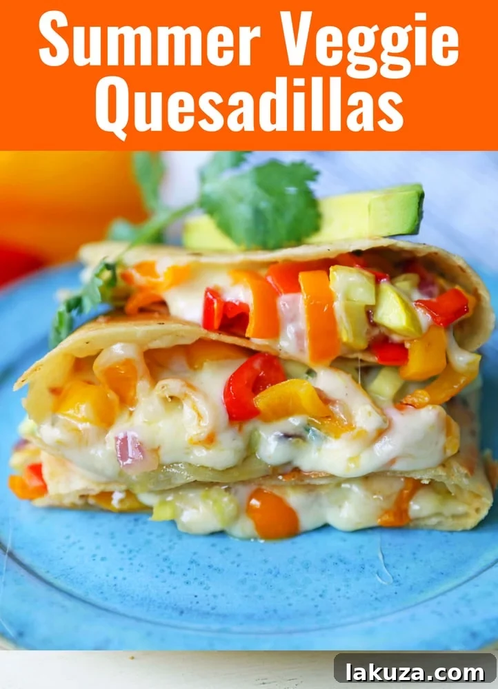 Perfectly golden-brown veggie quesadilla wedges, served with a side of creamy guacamole and fresh pico de gallo. Ideal for a family dinner or quick lunch.