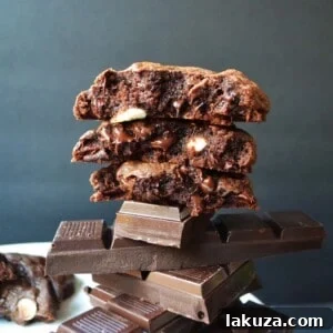 Hunka Hunka Triple Chocolate Cookies, a signature recipe by Modern Honey