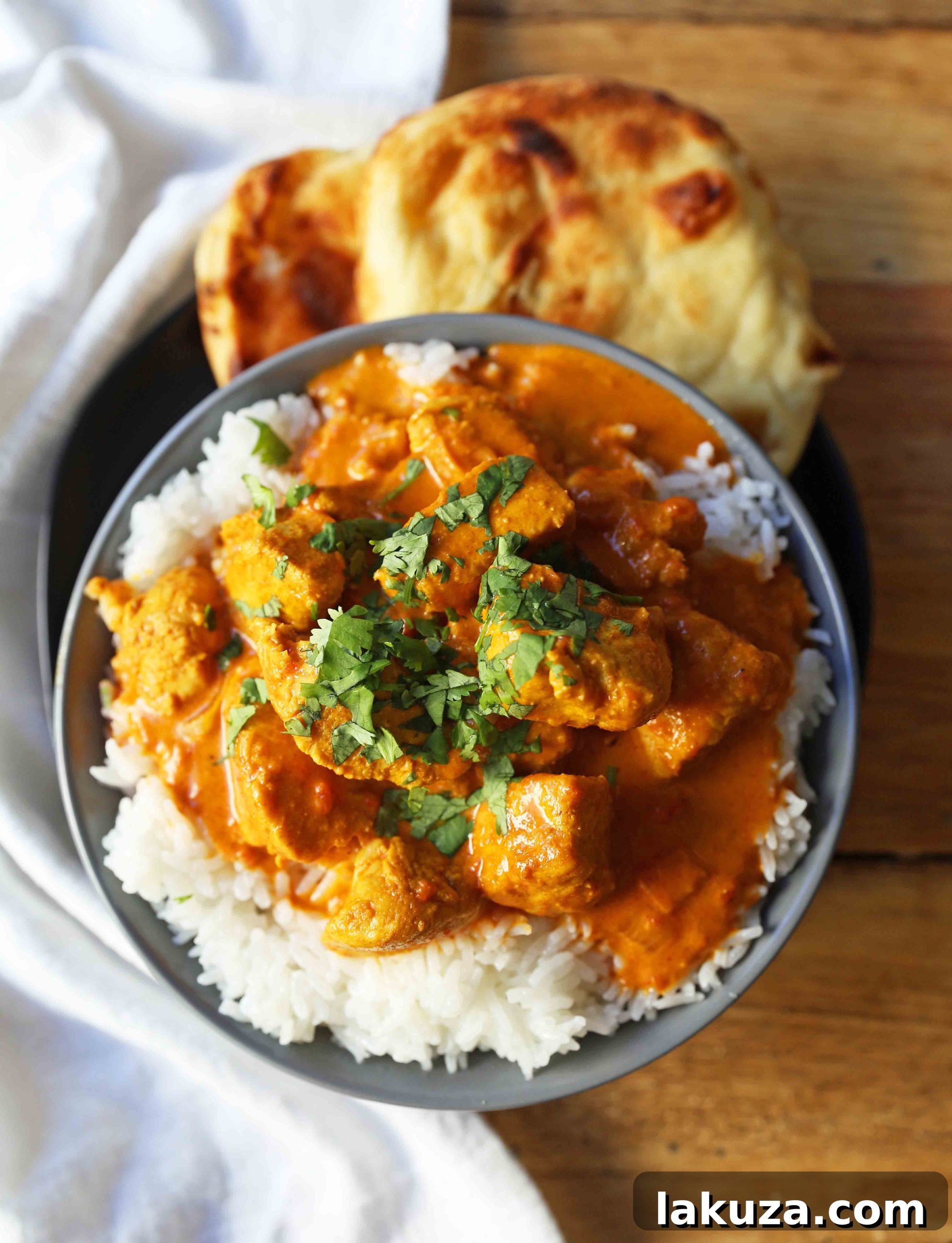Chicken Tikka Masala - Tender chicken in a rich, spiced tomato cream sauce, a beloved Indian dish perfect for comfort food.