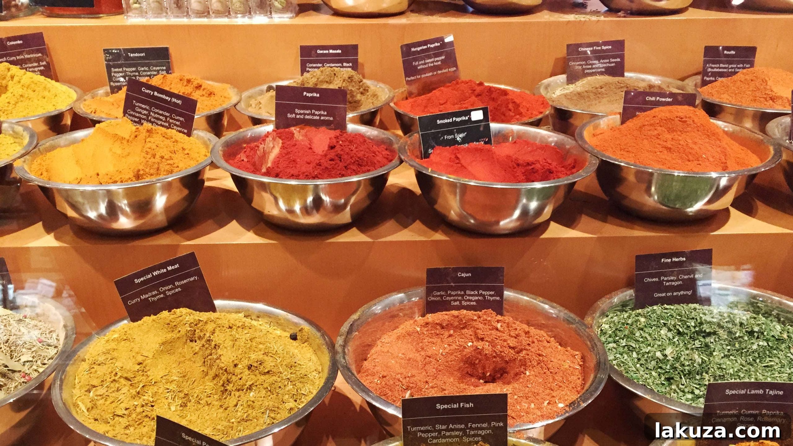 Vibrant Indian Spices at Grand Central Station, NYC