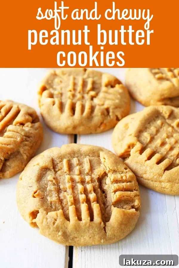The ultimate recipe for soft and chewy peanut butter cookies, a perfect homemade treat for all ages.