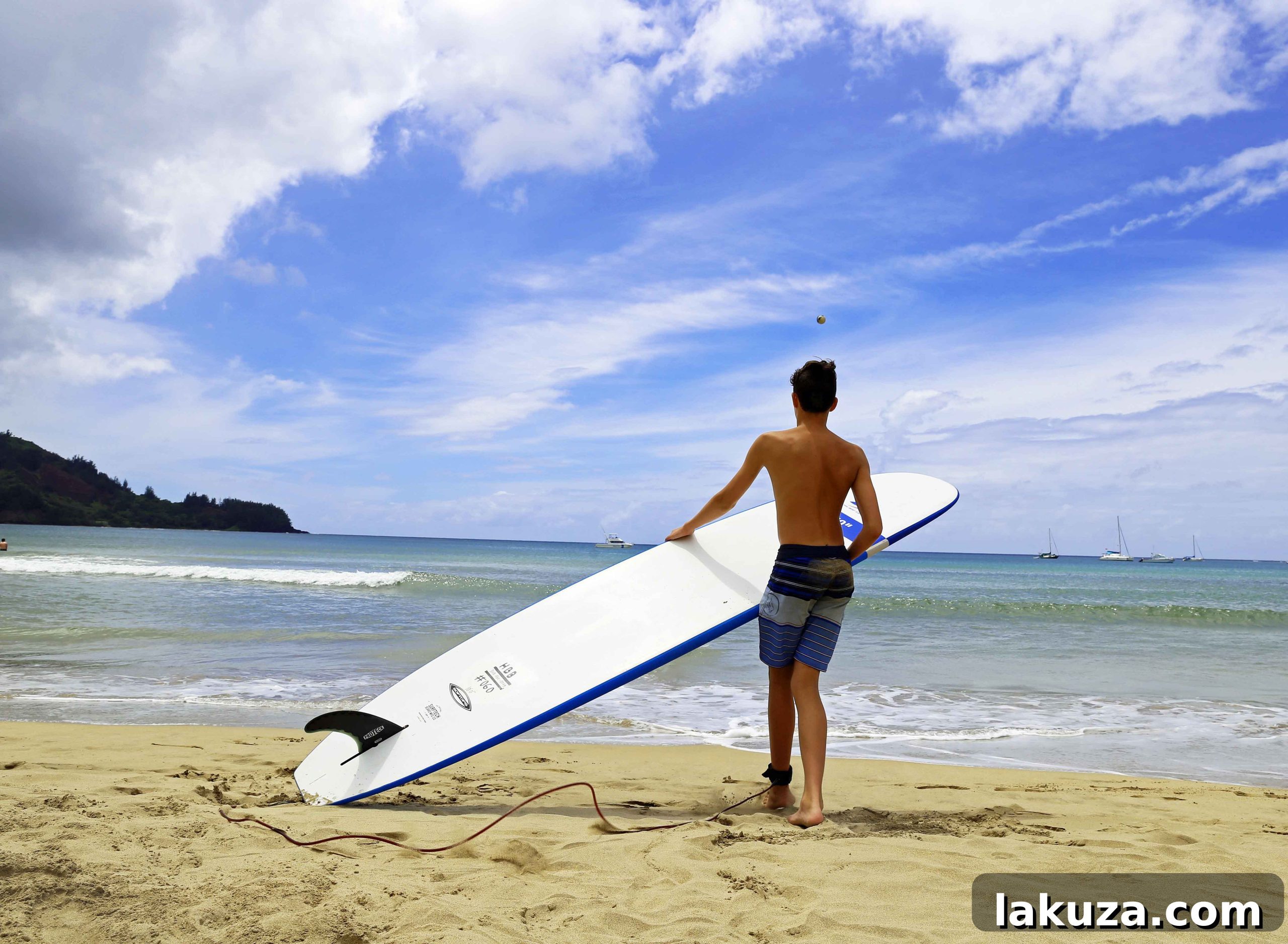 Kauai's Top Adventures and Culinary Delights 12 Kauai Hawaii Travel Guide. Surfing in Hanalei Bay