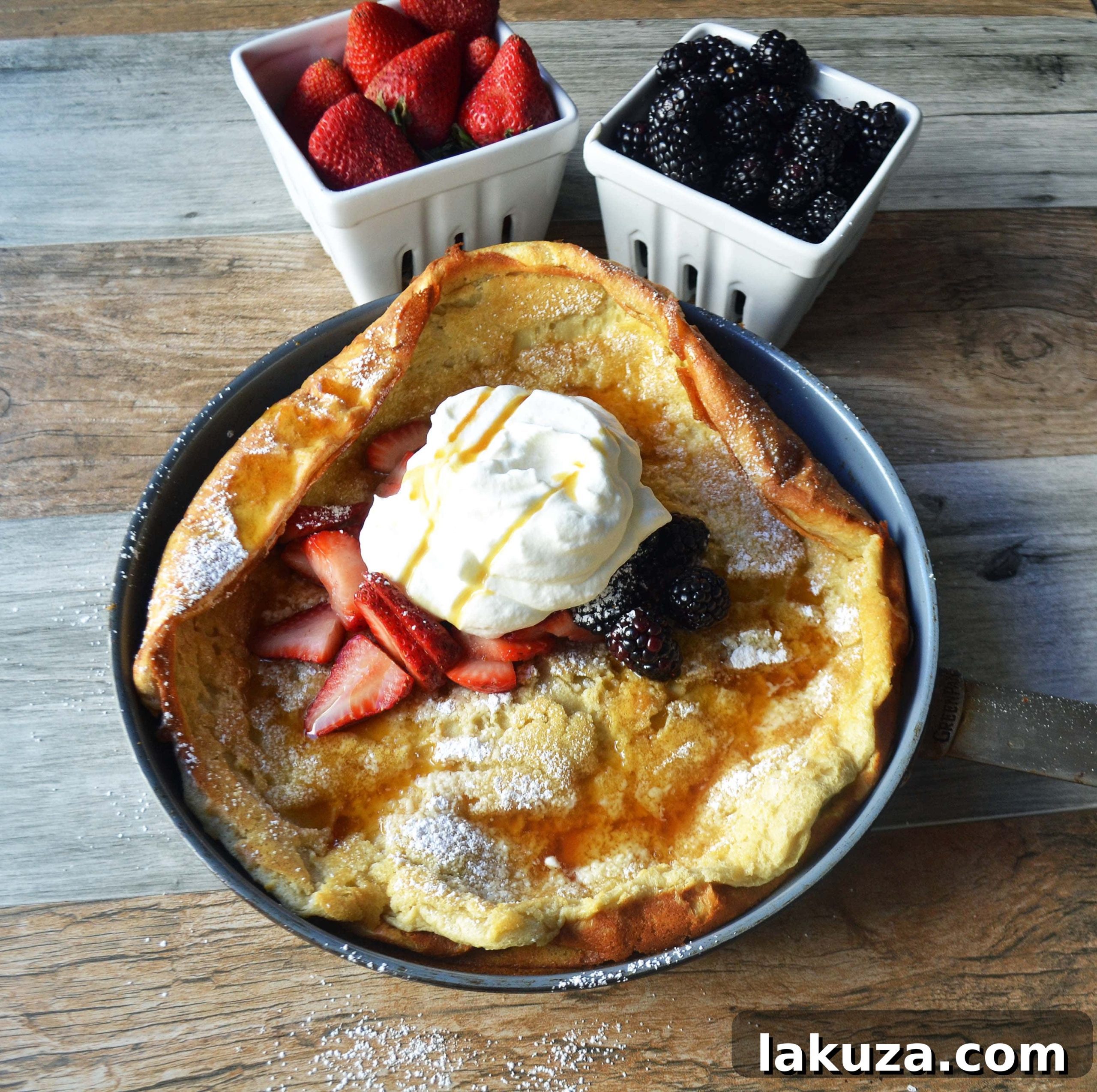 Puffy Oven Pancake 6 Dutch Baby Puff Pancake by Modern Honey - www.modernhoney.com