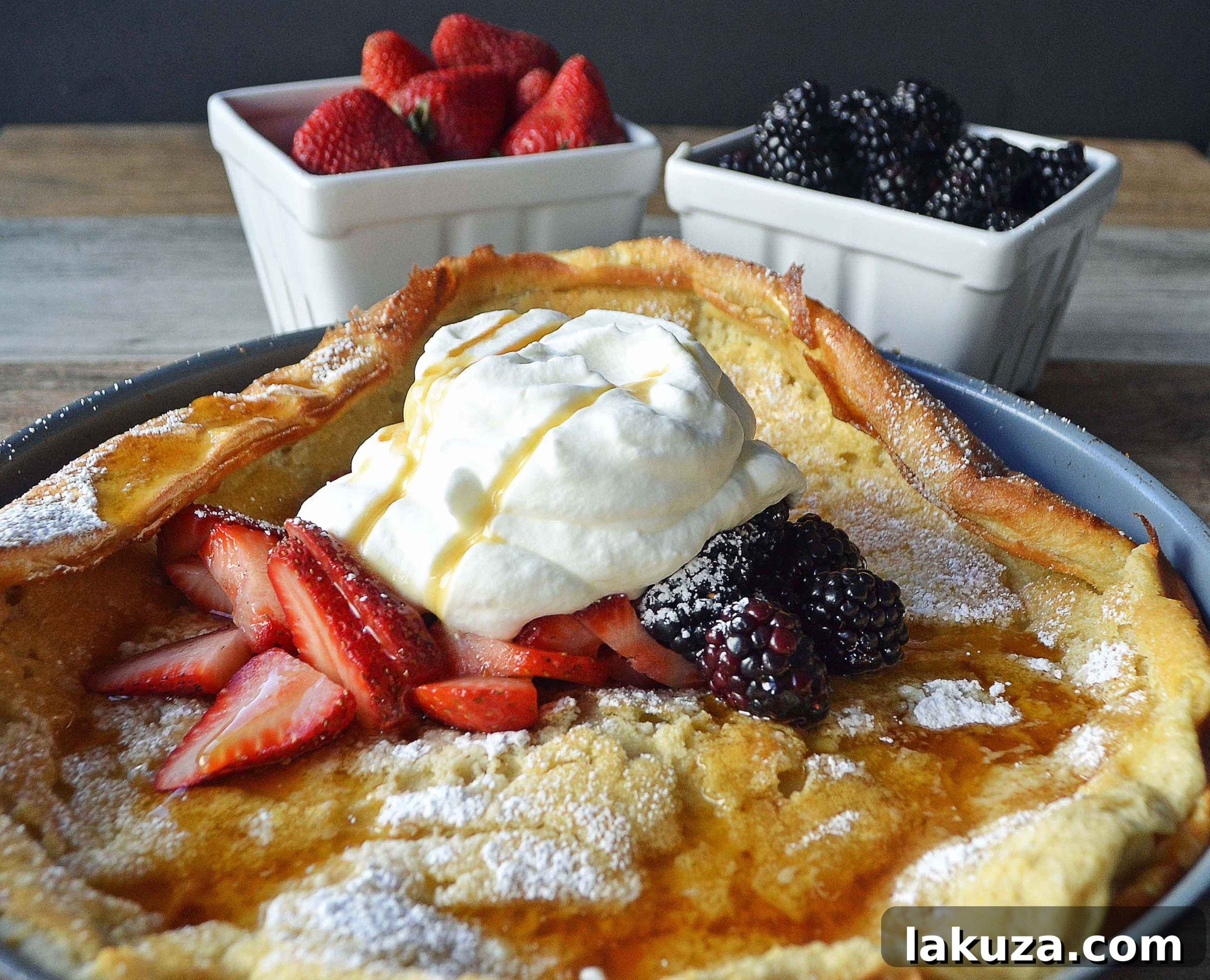 Puffy Oven Pancake 7 Dutch Baby Puff Pancake by Modern Honey - www.modernhoney.com