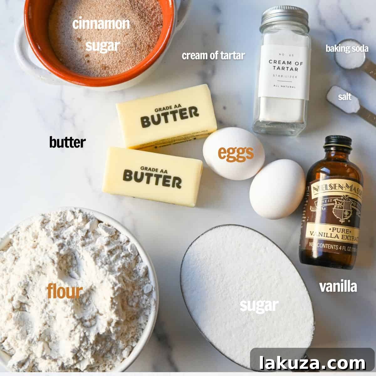 Best Snickerdoodles Cookies Ingredients