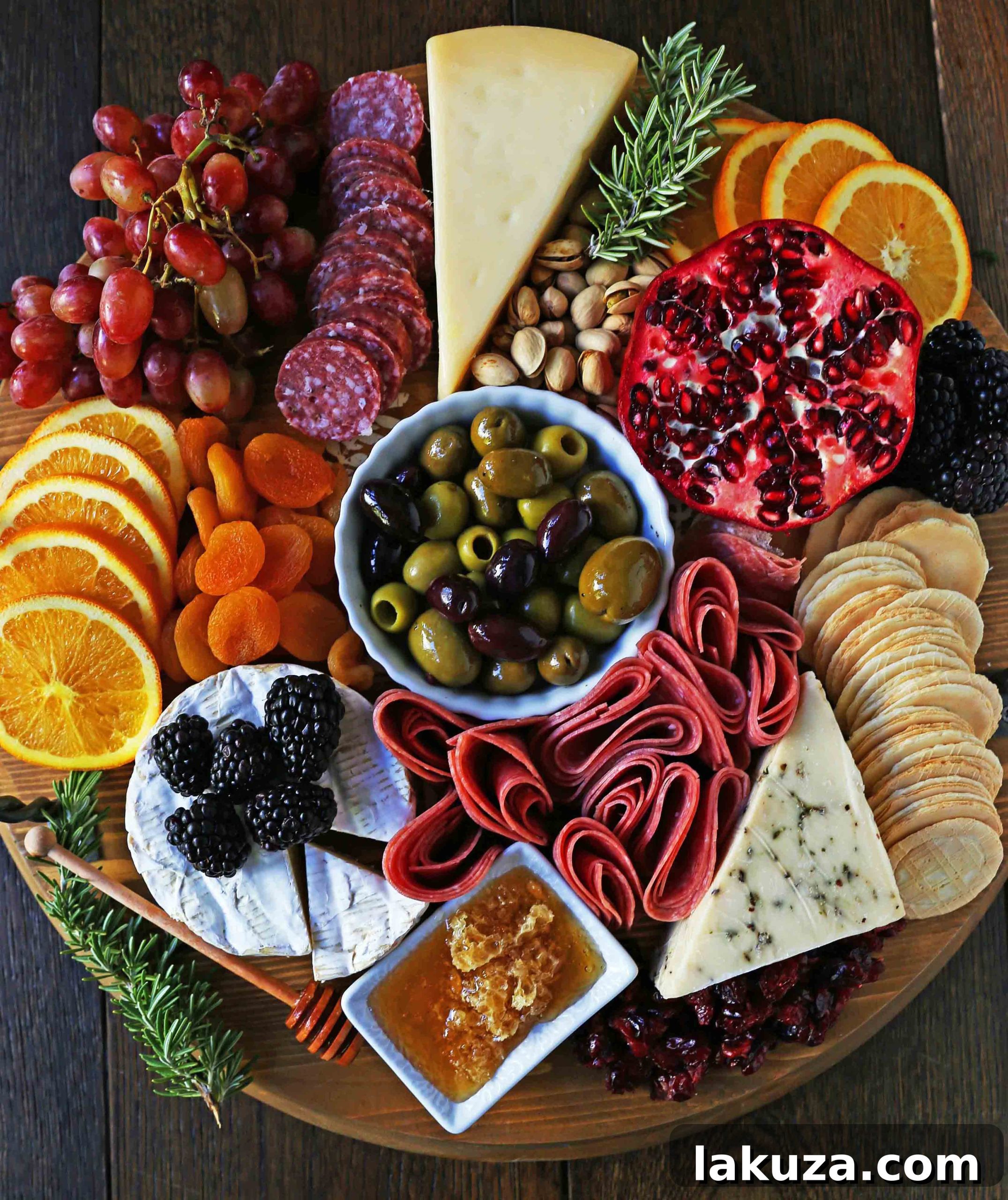 Essential tips for serving a charcuterie board, including bringing cheese to room temperature, selecting the right board, and providing appropriate utensils.