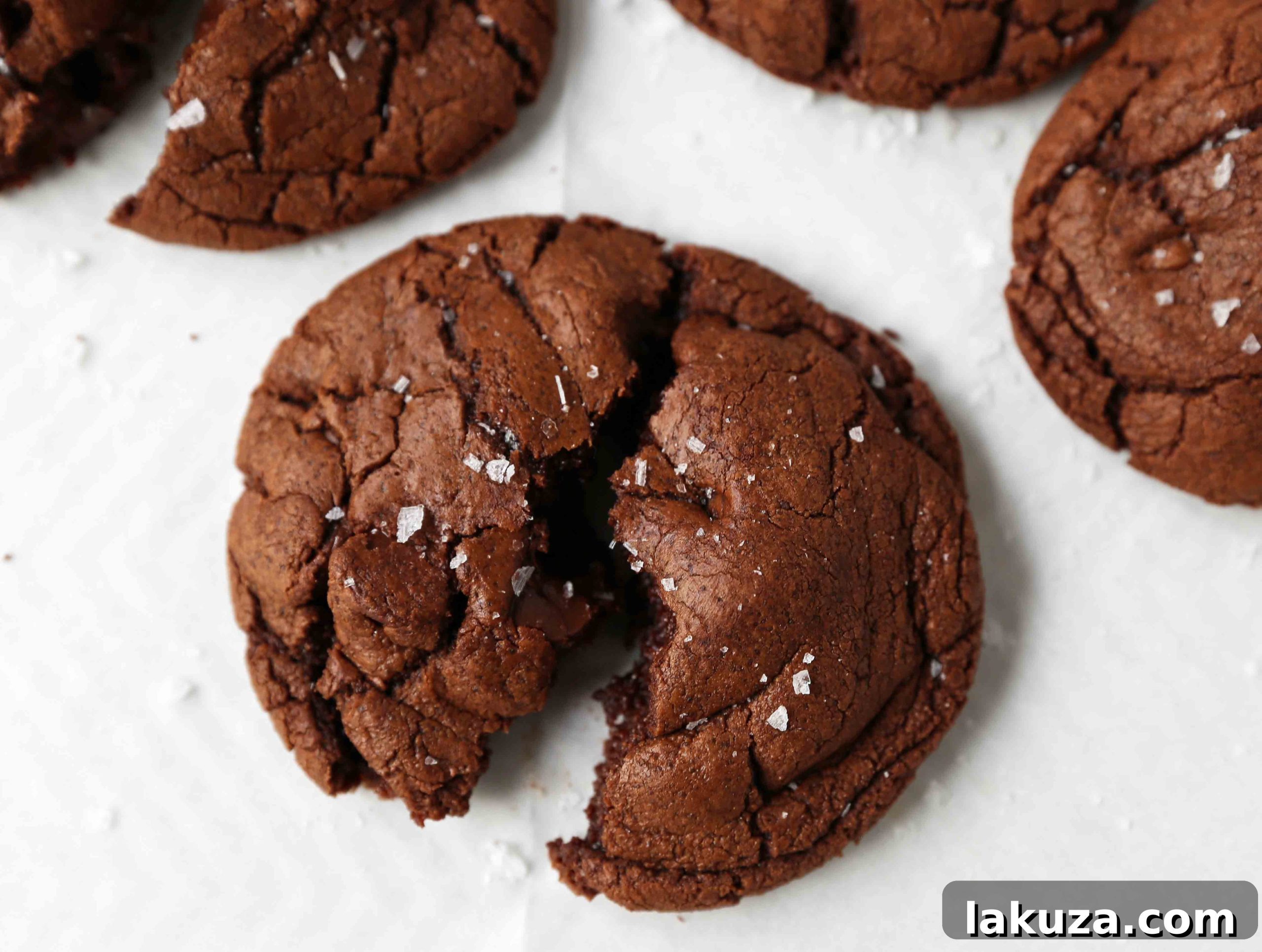 Decadent Chocolate Brownie Cookies 2 Rich, decadent chocolate brownie cookies with a fudgy texture and crinkly tops. A perfect blend of a brownie and a cookie.