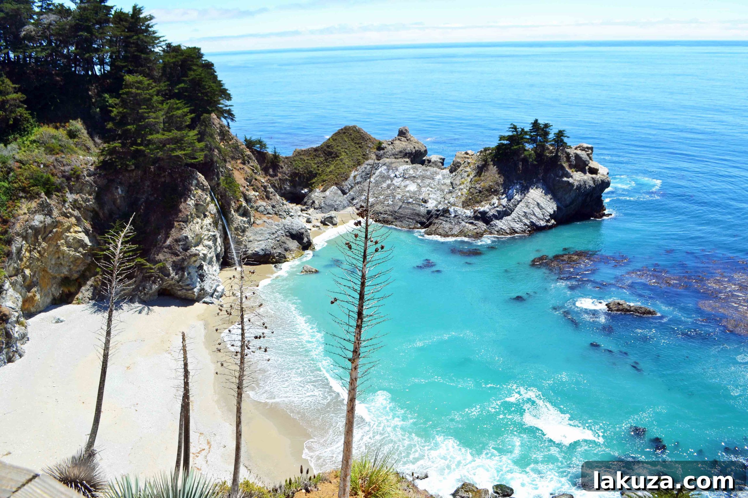Ultimate California Pacific Coast Highway 1 Road Trip 12 McWay Falls on California Pacific Coast Highway 1 Road Trip
