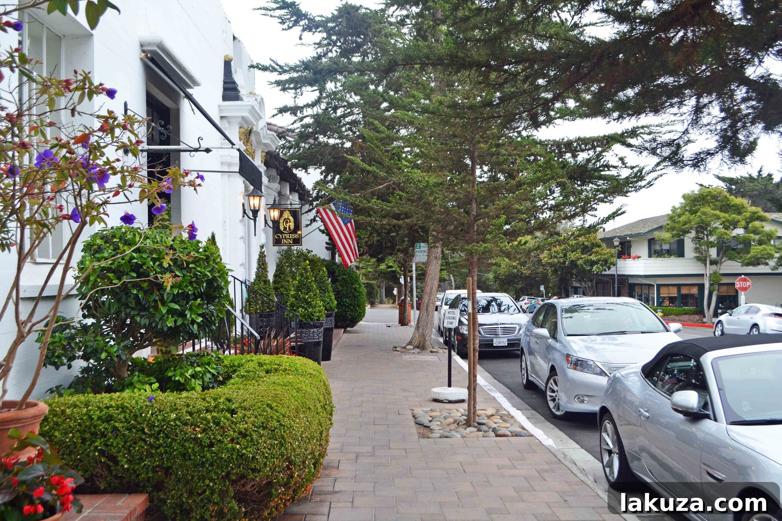 Ultimate California Pacific Coast Highway 1 Road Trip 22 California Pacific Coast Highway 1 Road Trip Guide -- Downtown Carmel by the Sea Cypress Inn