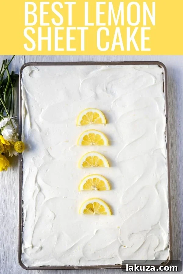 Sunshine Lemon Sheet Cake 8 img 15575 7