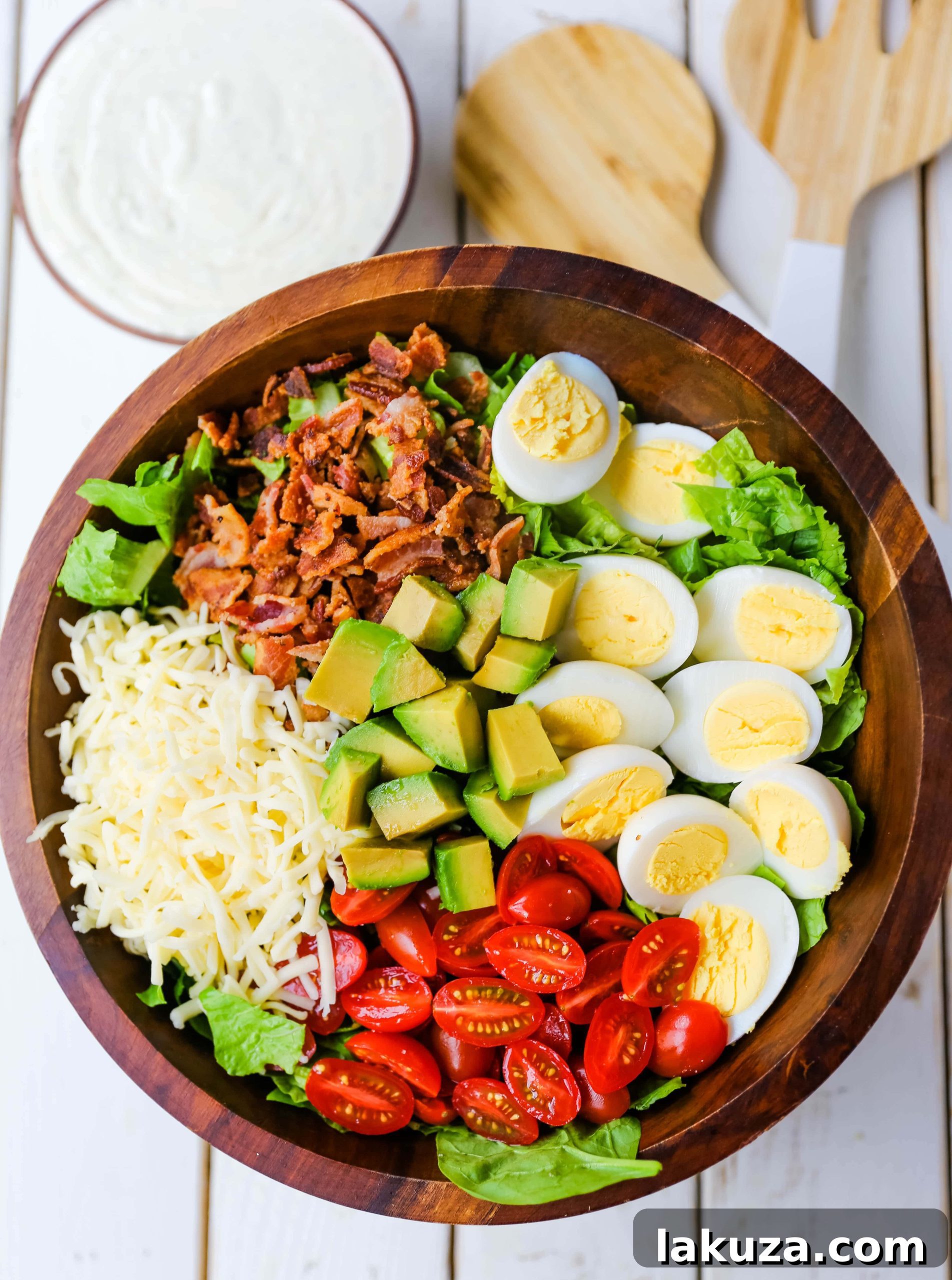 The Quintessential Cobb Salad 5 Hand-tossed Cobb Salad with homemade Ranch dressing